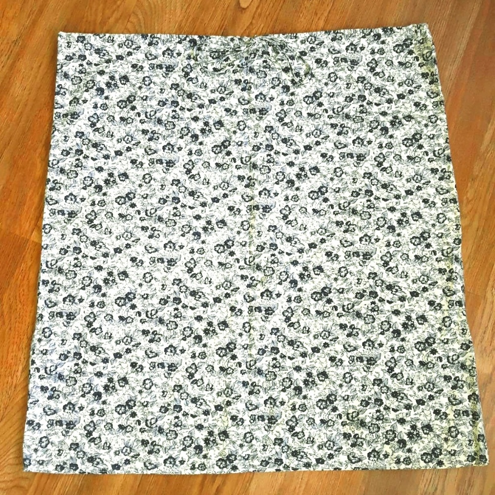 Floral midi skirt